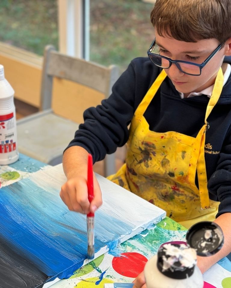 Link n Learn painting class