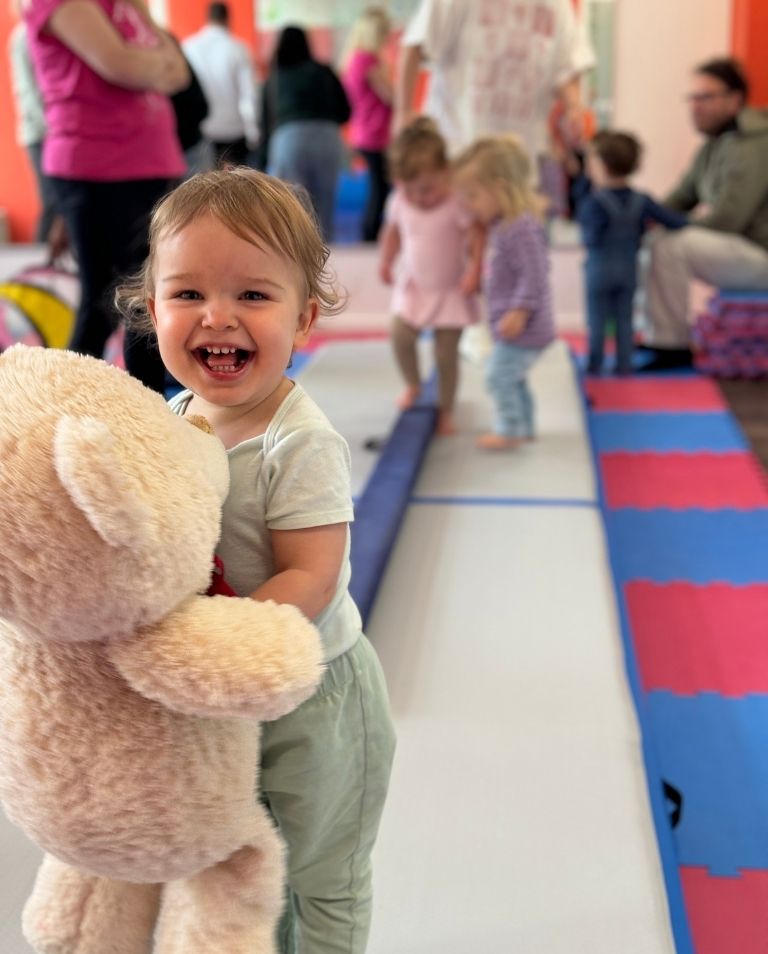 Baby and toddler gym class at Link n Learn